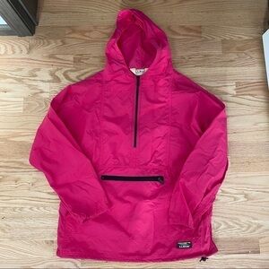 Vintage L.L. Bean Pink Nylon Windbreaker Jacket M